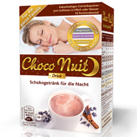 CHOCO NUIT Gute-Nacht-Schokogetränk Pulver - 10Stk - Schlafen & Beruhigung