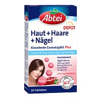 ABTEI Kieselerde Plus Granatapf.Zn.Biot.Depot Tab. - 30Stk - Abtei®