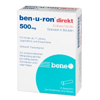 BEN-U-RON direkt 500 mg Granulat Erdbeer/Vanille - 10Stk - Schmerzen