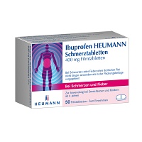 IBUPROFEN Heumann Schmerztabletten 400 mg - 50Stk - Kopfschmerzen & Migräne