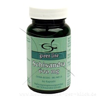 SCHISANDRA 600 mg Kapseln - 60Stk