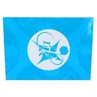 GESCHENKBOX LEER HELLBLAU - 1Stk