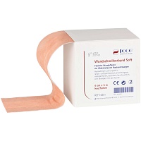 ROGG WUNDSCHNELLVERBAND soft 6 cmx5 m hautfarben - 1Stk