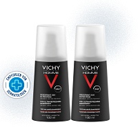 VICHY HOMME Deo Zerstäuber Doppelpack - 2X100ml