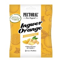 PECTORAL Ingwer Orange Bonbons zuckerfrei - 60g - Bonbons zuckerfrei