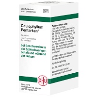 CAULOPHYLLUM PENTARKAN Tabletten - 200Stk