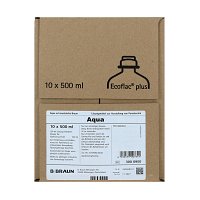 AQUA AD injectabilia Ecoflac Plus Infusionslsg. - 10X500ml