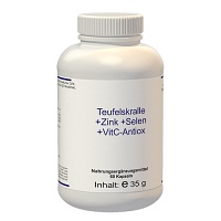 TEUFELSKRALLE+ZINK+Selen+Vit C-Antiox Kapseln - 60Stk