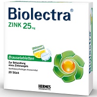 BIOLECTRA Zink Brausetabletten - 20Stk - Selen & Zink