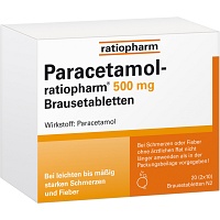 PARACETAMOL-ratiopharm 500 mg Brausetabletten - 20Stk - Grippe & Fieber