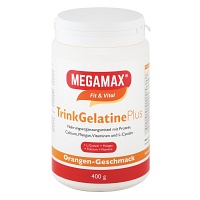 MEGAMAX Trinkgelatine Pulver - 400g - Fit & Vital