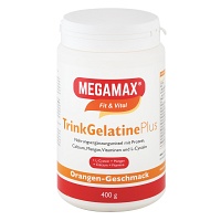 MEGAMAX Trinkgelatine Pulver - 400g - Fit & Vital