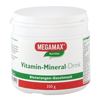 MEGAMAX Vita Mineral Drink Orange Pulver - 350g - Nutrition