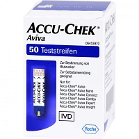 ACCU-CHEK Aviva Teststreifen Plasma II - 1X50Stk - Blutzucker-Teststreifen