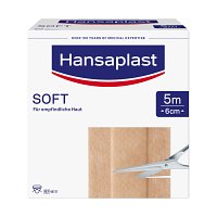 HANSAPLAST Soft Pflaster 6 cmx5 m Rolle - 1Stk - Hansaplast