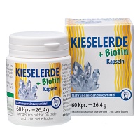 KIESELERDE+BIOTIN Kapseln - 60Stk - Haut, Haare & Nägel
