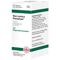 NUX VOMICA PENTARKAN Tabletten - 200Stk