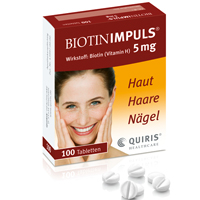 BIOTIN IMPULS 5 mg Tabletten - 100Stk - Vitamine & Stärkung