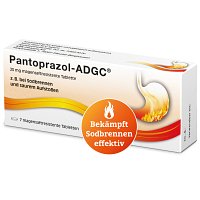 PANTOPRAZOL ADGC 20 mg magensaftres.Tabletten - 7Stk - ADGC