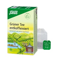 GRÜNER TEE entkoffeiniert Bio Salus Filterbeutel - 15Stk