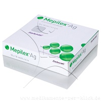 MEPILEX Ag Schaumverband 10x10 cm steril - 10Stk