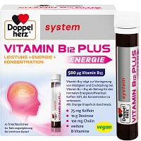 DOPPELHERZ Vitamin B12 Plus system Trinkampullen - 10X25ml - Mineral- & Vitalstoffe