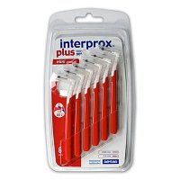 INTERPROX plus mini conical rot Interdentalbürste - 6Stk - Dentaid