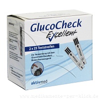 GLUCOCHECK Excellent Teststreifen - 50Stk