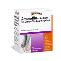 AMOROLFIN-ratiopharm 5% wirkstoffhalt.Nagellack - 5ml - Haut - & Nagelpilz