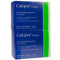 CALCIPOT Cacao Kautabletten - 200Stk - Für Haut, Haare & Knochen