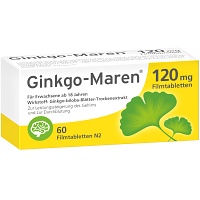 GINKGO-MAREN 120 mg Filmtabletten - 60Stk - Stärkung für das Gedächtnis