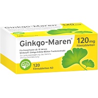 GINKGO-MAREN 120 mg Filmtabletten - 120Stk - Stärkung für das Gedächtnis