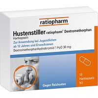 HUSTENSTILLER-ratiopharm Dextromethorphan Kapseln - 10Stk - Erkältung & Schmerzen