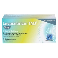 LEVOCETIRIZIN TAD 5 mg Filmtabletten - 50Stk