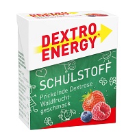 DEXTRO ENERGY Schulstoff Waldfrucht Täfelchen - 50g - Nahrungsergänzung