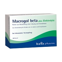MACROGOL beta plus Elektrolyte Plv.z.H.e.L.z.Einn. - 20Stk