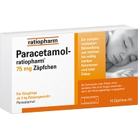 PARACETAMOL-ratiopharm 75 mg Zäpfchen - 10Stk - Schmerzen