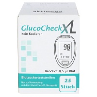 GLUCOCHECK XL Blutzuckerteststreifen - 25Stk