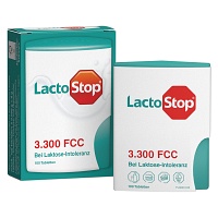 LACTOSTOP 3.300 FCC Tabletten Klickspender - 100Stk - Verdauungsenzyme