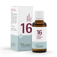 BIOCHEMIE Pflüger 16 Lithium chloratum D 6 Tropfen - 30ml - Pflüger