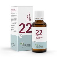 BIOCHEMIE Pflüger 22 Calcium carbonicum D 6 Tropf. - 30ml - Pflüger