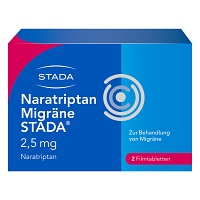 NARATRIPTAN Migräne STADA 2,5 mg Filmtabletten - 2Stk - Reisezeit