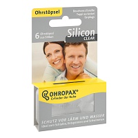 OHROPAX Silicon Clear - 6Stk