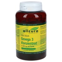 OMEGA-3 KONZENTRAT aus Fischöl 1000 mg Kapseln - 100Stk