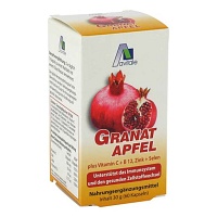 GRANATAPFEL 500 mg plus Vit.C+B12+Zink+Selen Kaps. - 60Stk - Abwehrstärkung