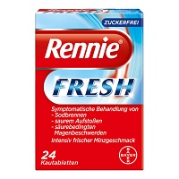 RENNIE FRESH Kautabletten - 24Stk - Entgiften-Entschlacken-Entsäuern