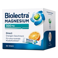 BIOLECTRA Magnesium 300 mg Direct Orange Sticks - 60Stk - Wadenkrämpfe