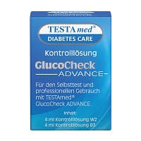 TESTAMED GlucoCheck Advance Kontrolllösung - 4ml