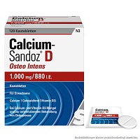 CALCIUM SANDOZ D Osteo intens Kautabletten - 120Stk - Calcium & Vitamin D3