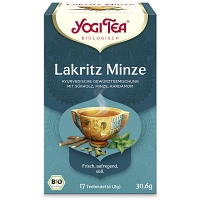YOGI TEA Lakritz Minze Bio Filterbeutel - 17X1.8g